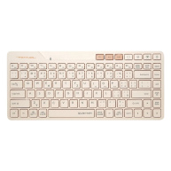 A4tech FStyler FBK26C AS, bezdrátová Dual mode Bluetooth+2,4G klávesnice, CZ, caffe latte