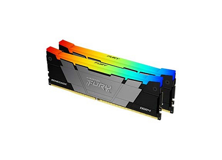 KINGSTON DIMM DDR4 64GB (Kit of 2) 3600MT/s CL18 FURY Renegade RGB KINGSTON DIMM DDR4 64GB (Kit of 2) 3600MT/s CL18 FURY Renegade RGB