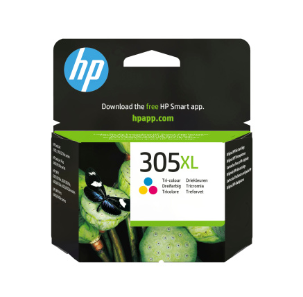 HP 305XL High Yield Tri-color Original Ink Cartridge (200 pages) HP 305XL High Yield Tri-color Original Ink Cartridge (200 pages)
