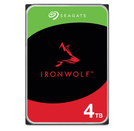 SEAGATE HDD 4TB IRONWOLF (NAS), 3.5", SATAIII, 5400 RPM, Cache 256MB