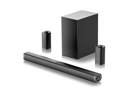 WG TV 4.1CH BT Soundbar AirFlex Home Theater System/4 main audio channels + 1 subwoofer
