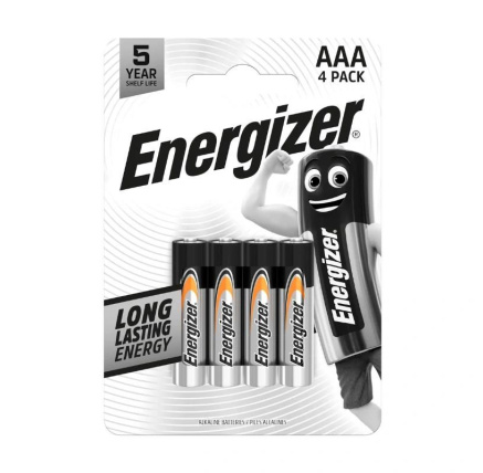 Energizer LR03/4 Everyday AAA 4pack Alkalické Energizer LR03/4 Everyday AAA 4pack Alkalické