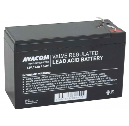 AVACOM baterie 12V 9Ah F2 HighRate (PBAV-12V009-F2AH)