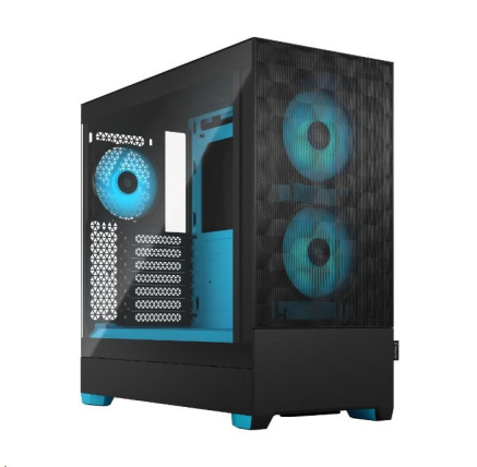 FRACTAL DESIGN skříň Pop Air RGB Cyan Core TG Clear Tint, 2x USB 3.0, bez zdroje, ATX FRACTAL DESIGN skříň Pop Air RGB Cyan Core TG Clear Tint, 2x USB 3.0, bez zdroje, ATX