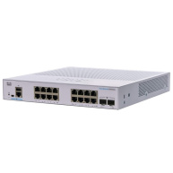 Cisco switch CBS250-16T-2G (16xGbE,2xSFP,fanless) - REFRESH