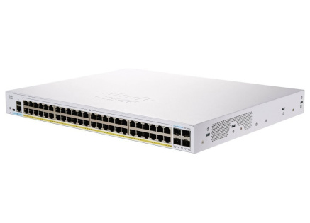 Cisco switch CBS250-48PP-4G (48xGbE,4xSFP,48xPoE+,195W) - REFRESH