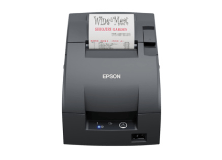 Epson TM-U220IIB, ERC38B, cutter, LPT, white