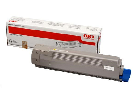 Oki Toner Žlutý do C801/C821 (7 300 stránek) Oki Toner Žlutý do C801/C821 (7 300 stránek)