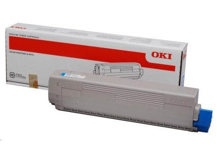 OKI Cyan toner do C822 (7 300 stránek)