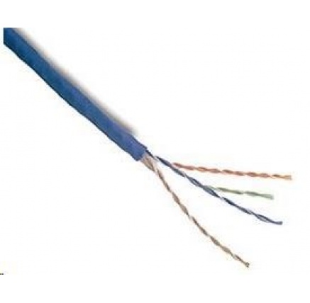 UTP kabel PlanetElite, Cat5E, drát, PVC, modrá, 305m UTP kabel PlanetElite, Cat5E, drát, PVC, modrá, 305m