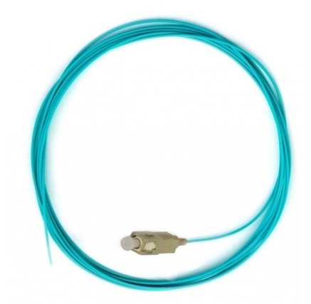 Pigtail MM 50/125, OM3, konektor SC, LS0H, 1m