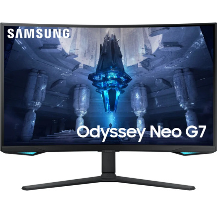 SAMSUNG MT LED LCD Gaming Monitor 32" Odyssey G7 Neo - Quantum Matrix Tech. (mini LED), 4K, Prohnutý 1000R, 3,440x1440
