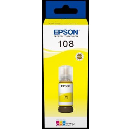EPSON 108 EcoTank Yellow ink bottle EPSON 108 EcoTank Yellow ink bottle