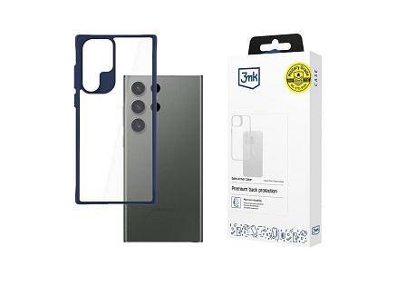 3mk ochranný kryt Satin Armor Case+ Blue pro Samsung Galaxy S24 Ultra