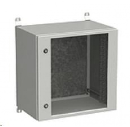 Solarix rozvaděč nástěnný venkovní LC-20 12U 600x400mm, dveře sklo, LC-20-12U-64-11-G