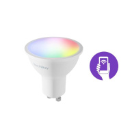 BAZAR - TechToy Smart Bulb RGB 4,5W GU10 - poškozený obal (komplet)