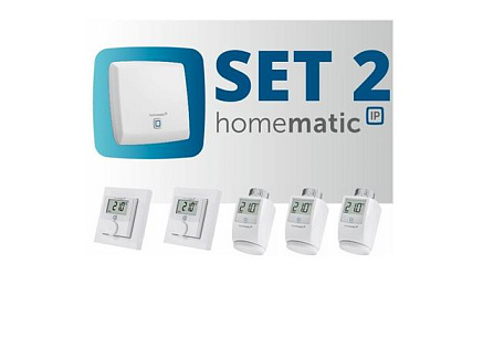 Homematic IP  Sada vytápění (byt 2+1) - HmIP-SET2