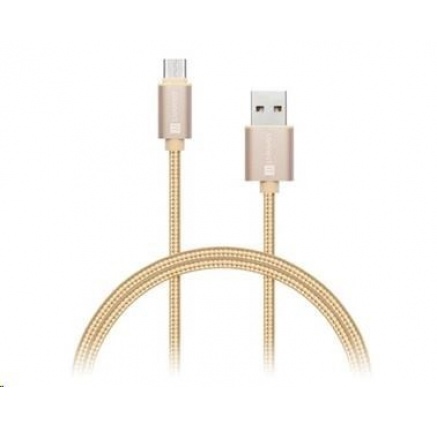 CONNECT IT Wirez Premium Metallic USB C - USB, rose gold, 1 m