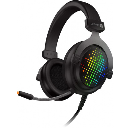 CONNECT IT herní sluchátka 7.1 s mikrofonem, EVOGEAR Ed.3, USB, černá