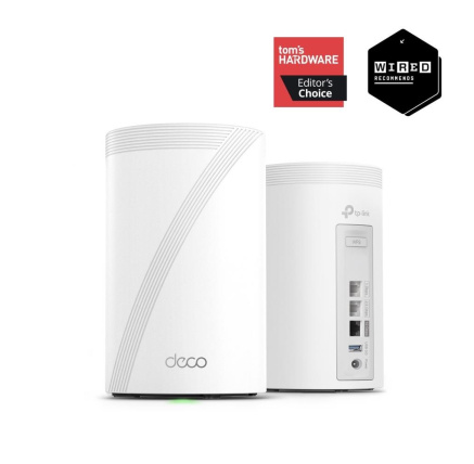 TP-Link Deco BE68(2-pack) WiFi7 Mesh(BE14000,2,4GHz/5GHz/6GHz,1x10GbELAN/WAN,1x2,5GbELAN/WAN,1xGbELAN/WAN,1xUSB3.0)