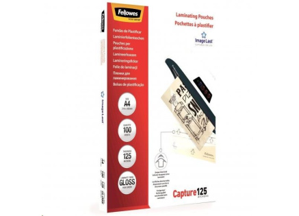 Laminovací fólie Fellowes A4 125 mic ImageLast, balení 100 ks