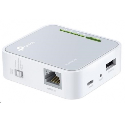 TP-Link TL-WR902AC přenosný WiFi5 router (AC750, 2,4GHz/5GHz, 1x100Mb/s LAN/WAN, 4G LTE, 1xUSB2.0)