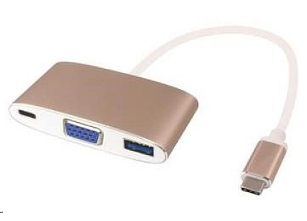 PREMIUMCORD Převodník USB3.1 na VGA + USB3.0 + PD PREMIUMCORD Převodník USB3.1 na VGA + USB3.0 + PD