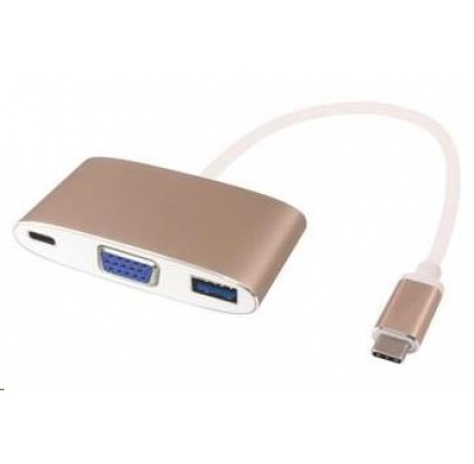 PREMIUMCORD Převodník USB3.1 na VGA + USB3.0 + PD PREMIUMCORD Převodník USB3.1 na VGA + USB3.0 + PD