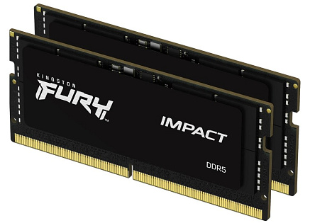 KINGSTON SODIMM DDR5 32GB (Kit of 2) 6000MT/s CL38 FURY Impact XMP KINGSTON SODIMM DDR5 32GB (Kit of 2) 6000MT/s CL38 FURY Impact XMP