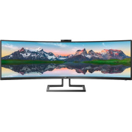 Philips MT VA LED 48,8" 499P9H/00 - VA panel,  5120x1440, 2xHDMI, DP, USB-C, RJ45, repro, nast vyska, zakriven, webcam
