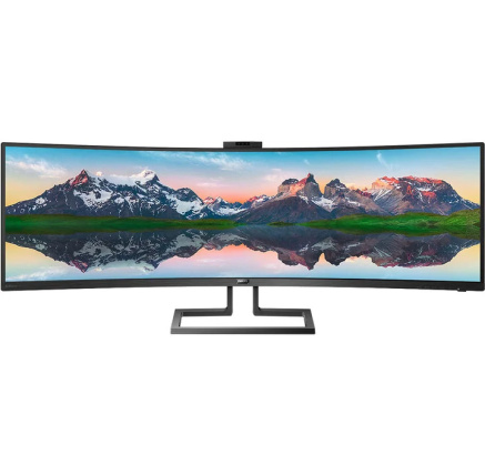 Philips MT VA LED 48,8" 499P9H/00 - VA panel,  5120x1440, 2xHDMI, DP, USB-C, RJ45, repro, nast vyska, zakriven, webcam