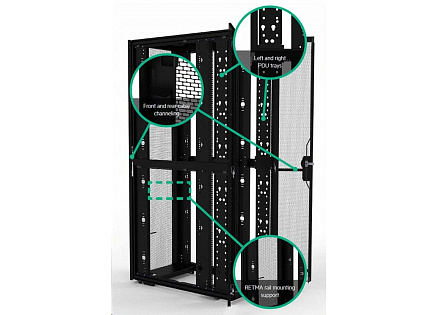 HPE 42U 600mmx1075mm G2 Enterprise Pallet Rack (side panel P9L15A not included)