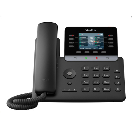 Yealink SIP-T73U SIP telefon, barevný displej 2,8" s rozlišením 320x240, 1x USB, 2 x RJ45 10/100/1000 Mbps, 12x SIP