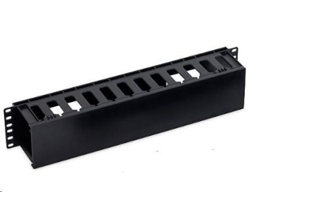 TRITON 19" vyvazovací panel 2U plastový, černá