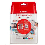 Canon CARTRIDGE CLI-581XL BK/C/M/Y fotopapír PP-201 pro PIXMA TS615x, TS625x, TS635x, TS815x  (400 str.)