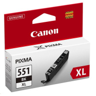 BAZAR - Canon CARTRIDGE CLI-551BK XL černá pro Pixma iP, Pixma iX, Pixma MG a Pixma MX 6850, 725x, 925, 8750 (1130 str.)