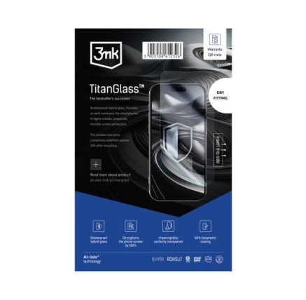 3mk All-Safe - AIO fólie TitanGlass Dry Fitting Phone, 5 ks 3mk All-Safe - AIO fólie TitanGlass Dry Fitting Phone, 5 ks