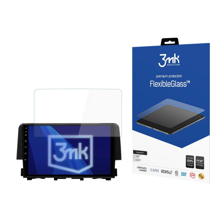 3mk hybridní sklo FlexibleGlass pro Honda Civic X 2016-2021 3mk hybridní sklo FlexibleGlass pro Honda Civic X 2016-2021