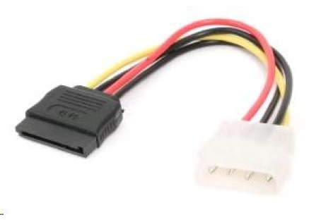 GEMBIRD Kabel SATA napájecí 15cm (interní, redukce molex 5,25"/SATA)