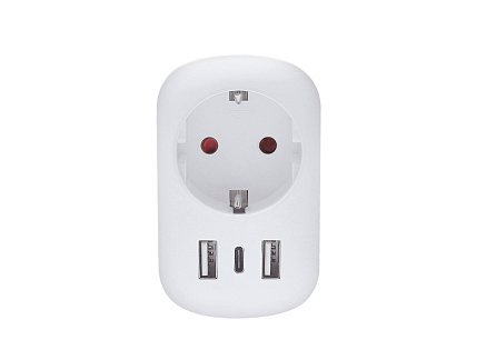 Solight cestovní adaptér UK USB A+C pro použití ve Velké Británii, typ G