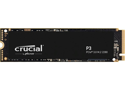 CRUCIAL SSD 2TB P3, M.2 2280, PCIe Gen3x4, R:3500/W:3000MB/s