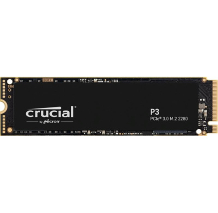 CRUCIAL SSD 2TB P3, M.2 2280, PCIe Gen3x4, R:3500/W:3000MB/s