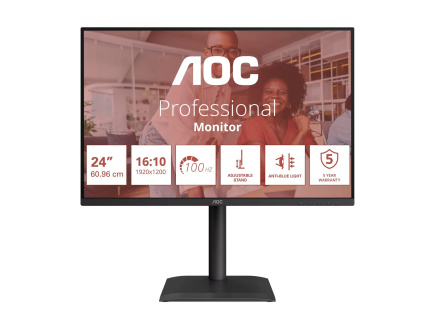 AOC MT IPS LCD WLED 24" X24E4U - IPS panel, 1920x1200, 100Hz, HDMI, DP, USB-C