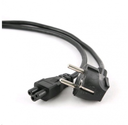 C-TECH kabel síťový, 1,8m VDE 220/230V, napájecí k notebooku, 3 pin Schuko