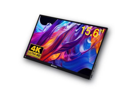 Verbatim PM-15-4K Přenosný dotykový monitor 15,6", 4K Ultra HD, Metal Housing Verbatim PM-15-4K Přenosný dotykový monitor 15,6", 4K Ultra HD, Metal Housing