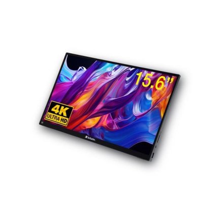 Verbatim PM-15-4K Přenosný dotykový monitor 15,6", 4K Ultra HD, Metal Housing Verbatim PM-15-4K Přenosný dotykový monitor 15,6", 4K Ultra HD, Metal Housing