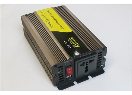 EUROCASE měnič napětí DY-8109-24, AC/DC 24V/230V, 500W, USB