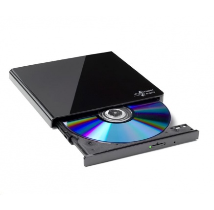 HITACHI LG - externí mechanika DVD-W/CD-RW/DVD±R/±RW/RAM GP57EB40, Slim, Black, box+SW