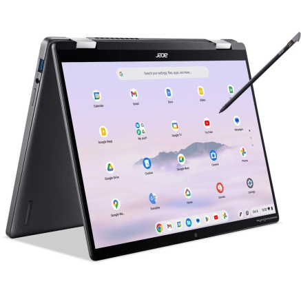ACER NTB Chromebook Plus Spin 714 (CP714-1HN-59L1),Ultra 5 115U,14" WUXGA,8GB,256GB SSD,Intel,Chrome OS,Gray