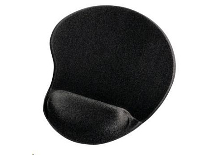 Hama ergonomická gelová podložka pod myš, černá